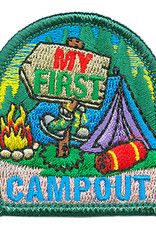 Advantage Emblem & Screen Prnt *My First Campout Fun Patch