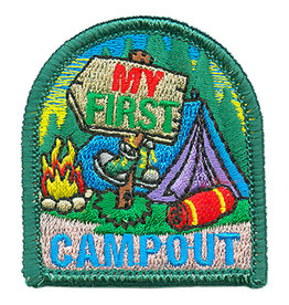 Advantage Emblem & Screen Prnt *My First Campout Fun Patch