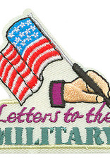 Advantage Emblem & Screen Prnt Letters to the Military Fun Patch
