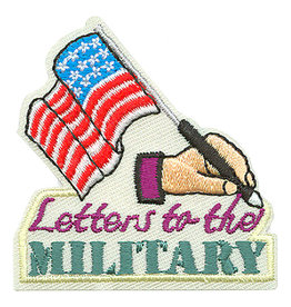 Advantage Emblem & Screen Prnt Letters to the Military Fun Patch