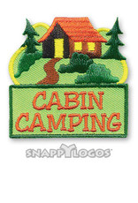 snappylogos Cabin Camping Fun Patch (4274)