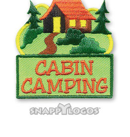 snappylogos Cabin Camping Fun Patch (4274)