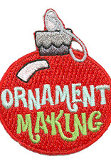 Advantage Emblem & Screen Prnt *Ornament Making Red Ball Christmas Fun Patch
