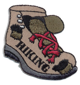 Advantage Emblem & Screen Prnt Hiking w/ Worn Boot Fun Patch