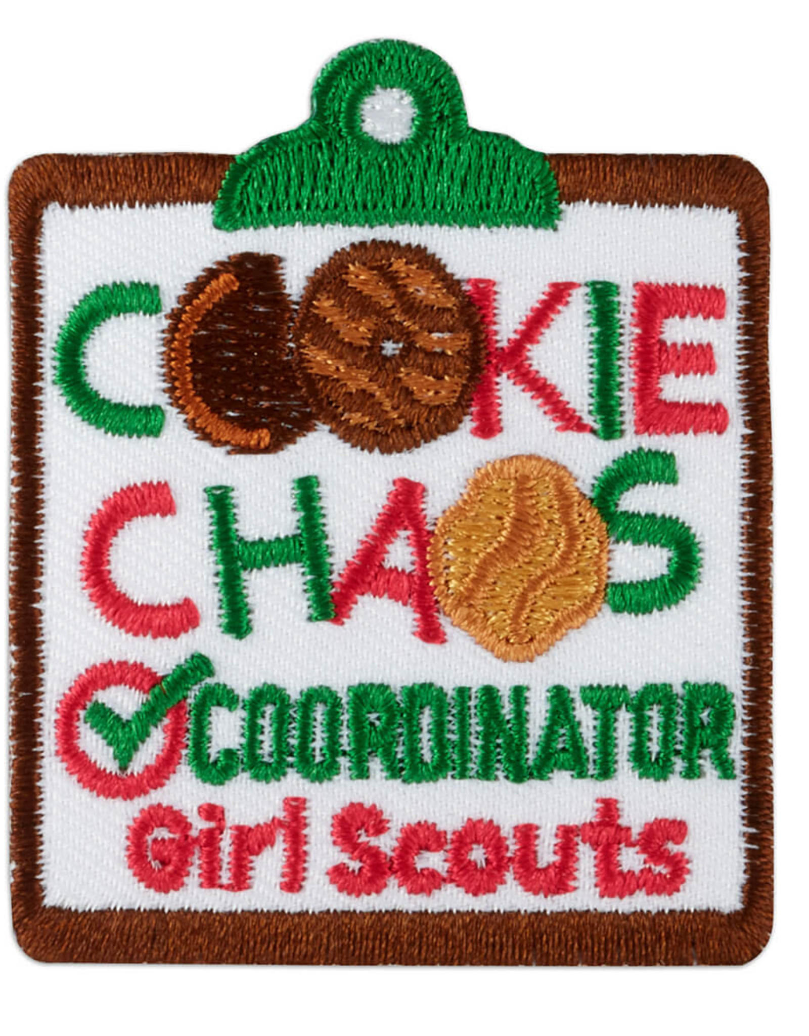 GIRL SCOUTS OF THE USA ! Cookie Chaos Coordinator Fun Patch