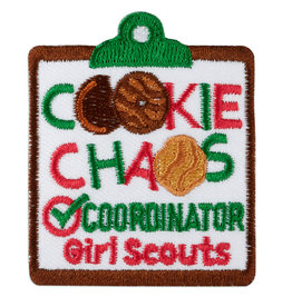 GIRL SCOUTS OF THE USA ! Cookie Chaos Coordinator Fun Patch