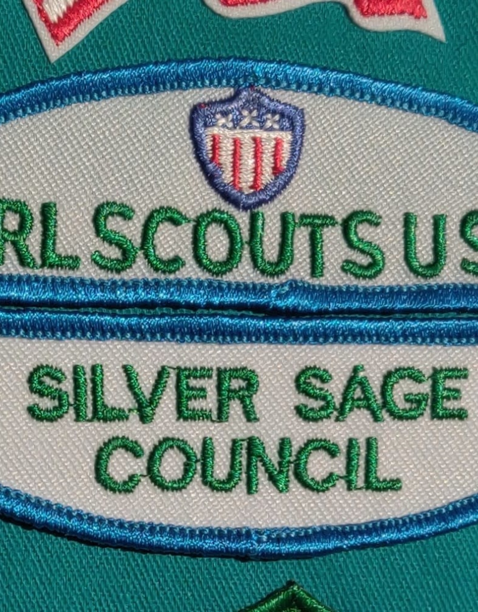 GIRL SCOUTS OF THE USA JR/CDT/SR/AMB Silver Sage Council ID Set