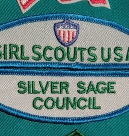 GIRL SCOUTS OF THE USA JR/CDT/SR/AMB Silver Sage Council ID Set