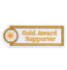 GIRL SCOUTS OF THE USA Gold Award Supporter Adult Achievement Patch