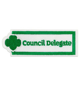 GIRL SCOUTS OF THE USA Council Delegate Adult Achievement Patch