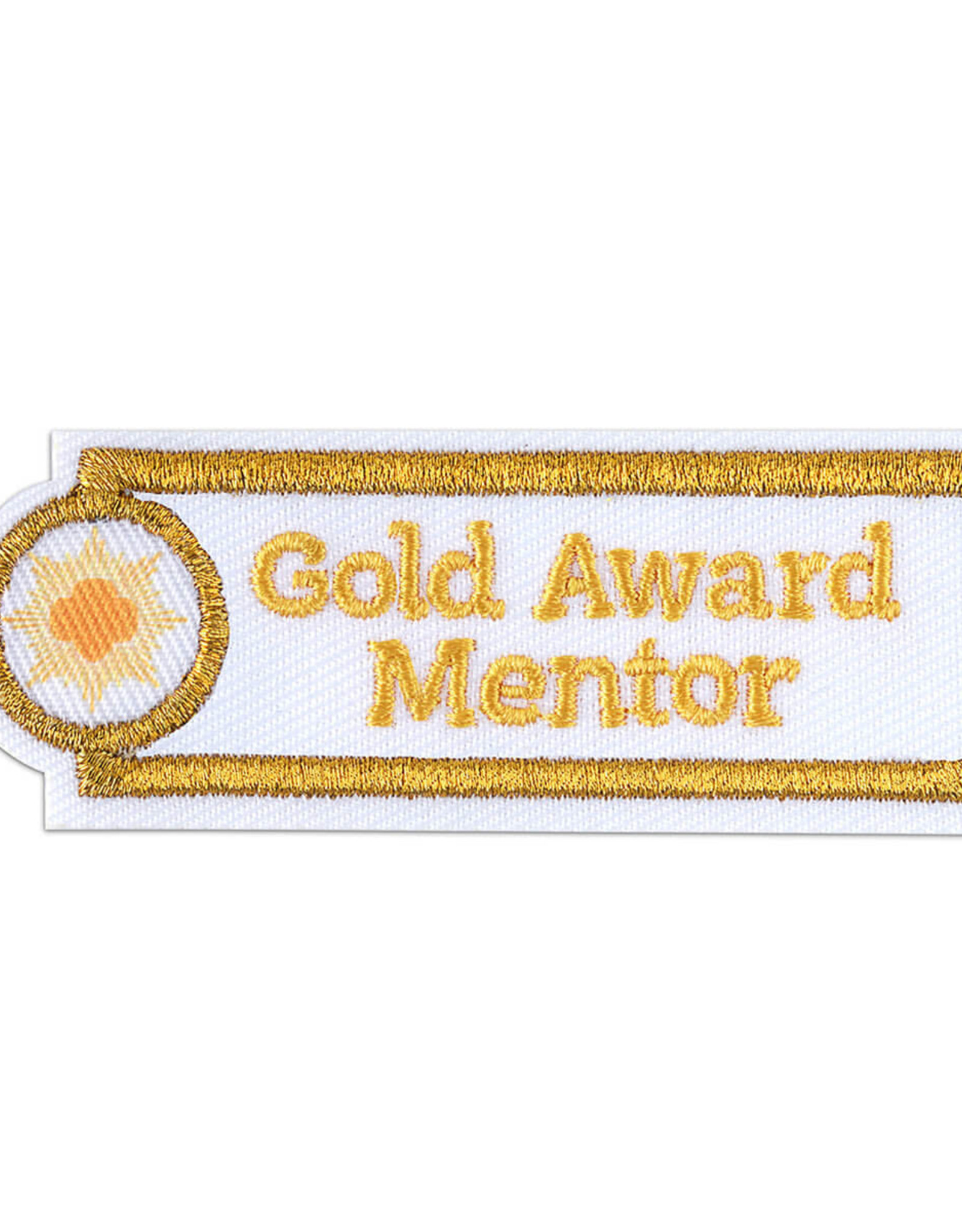 GIRL SCOUTS OF THE USA Gold Award Mentor Adult Achievement Patch