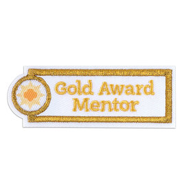 GIRL SCOUTS OF THE USA Gold Award Mentor Adult Achievement Patch