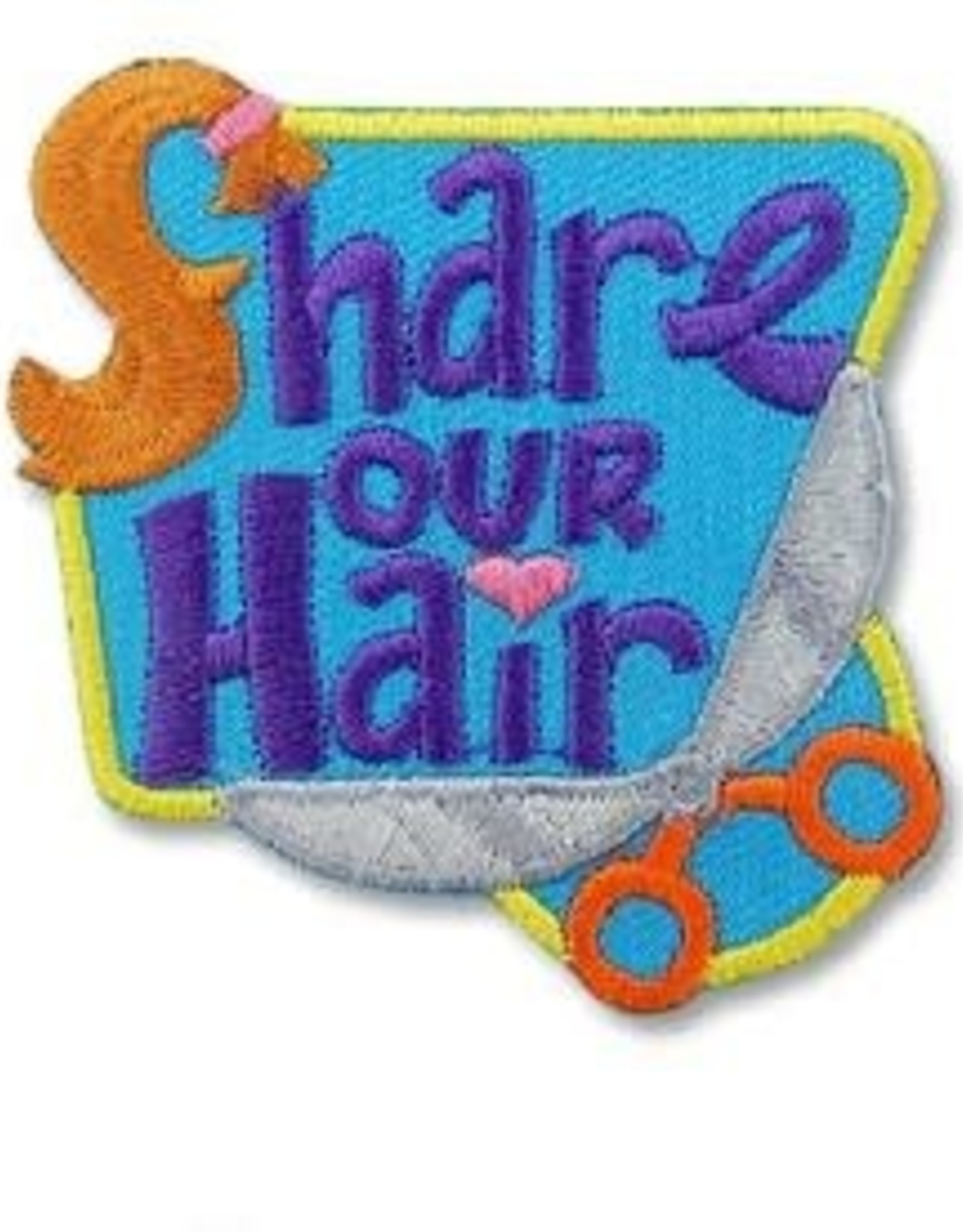 snappylogos Share Our Hair Donation Fun Patch (6833)