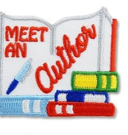 snappylogos Meet an Author Books Fun Patch (6867)