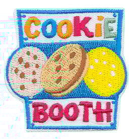 Advantage Emblem & Screen Prnt Cookie Booth w/ Three Cookies Fun Patch
