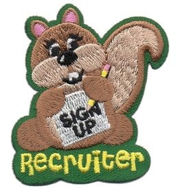 *Recruiter Squirrel Fun Patch