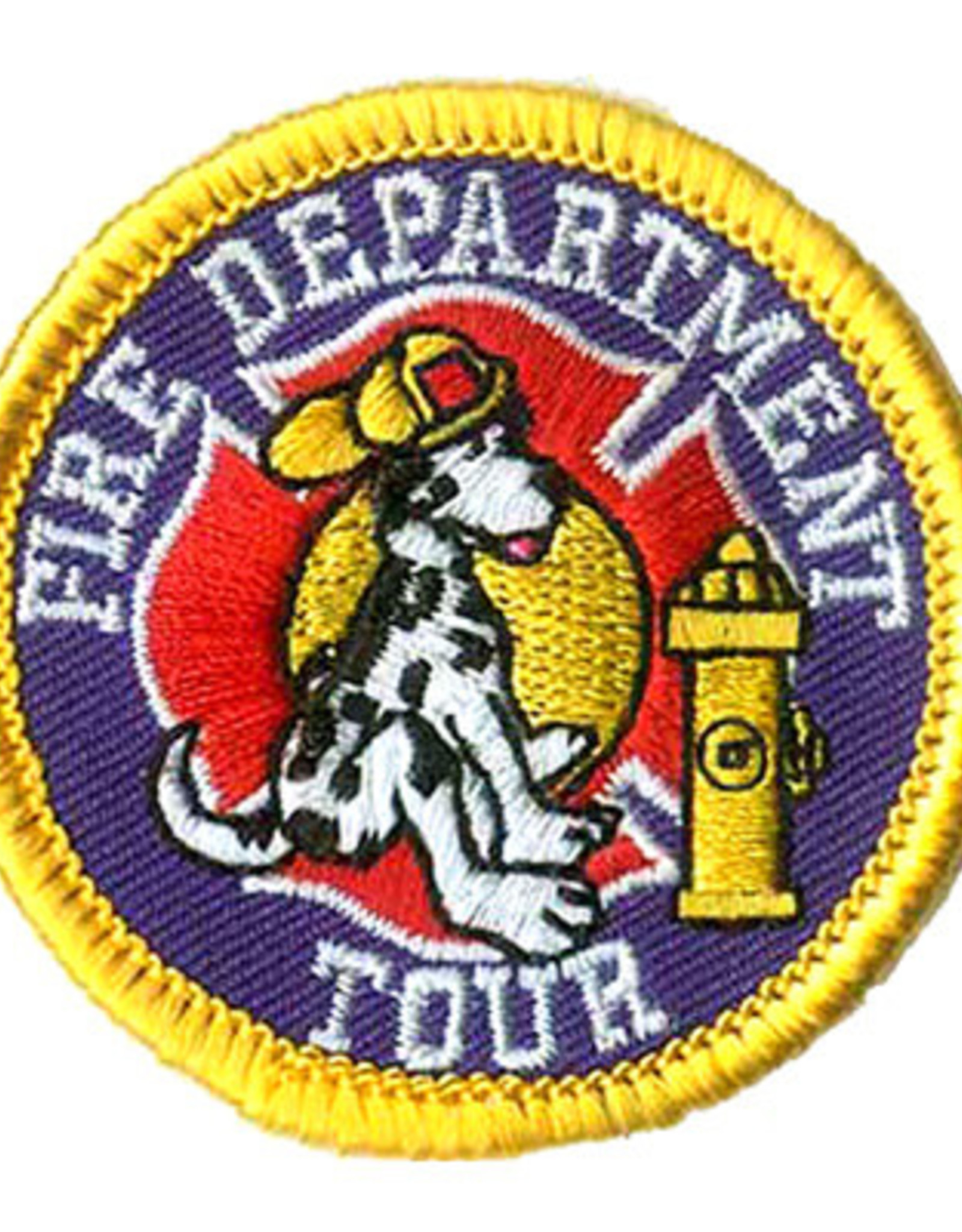 Advantage Emblem & Screen Prnt Fire Department Tour w/ Dalmatian Fun Patch