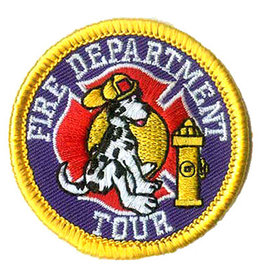 Advantage Emblem & Screen Prnt Fire Department Tour w/ Dalmatian Fun Patch