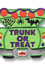 snappylogos Trunk or Treat Green Car Fun Patch (5630)