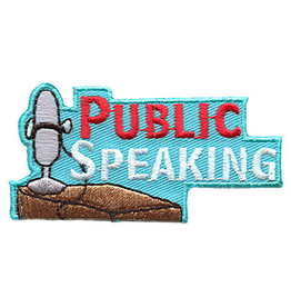Advantage Emblem & Screen Prnt Public Speaking Fun Patch