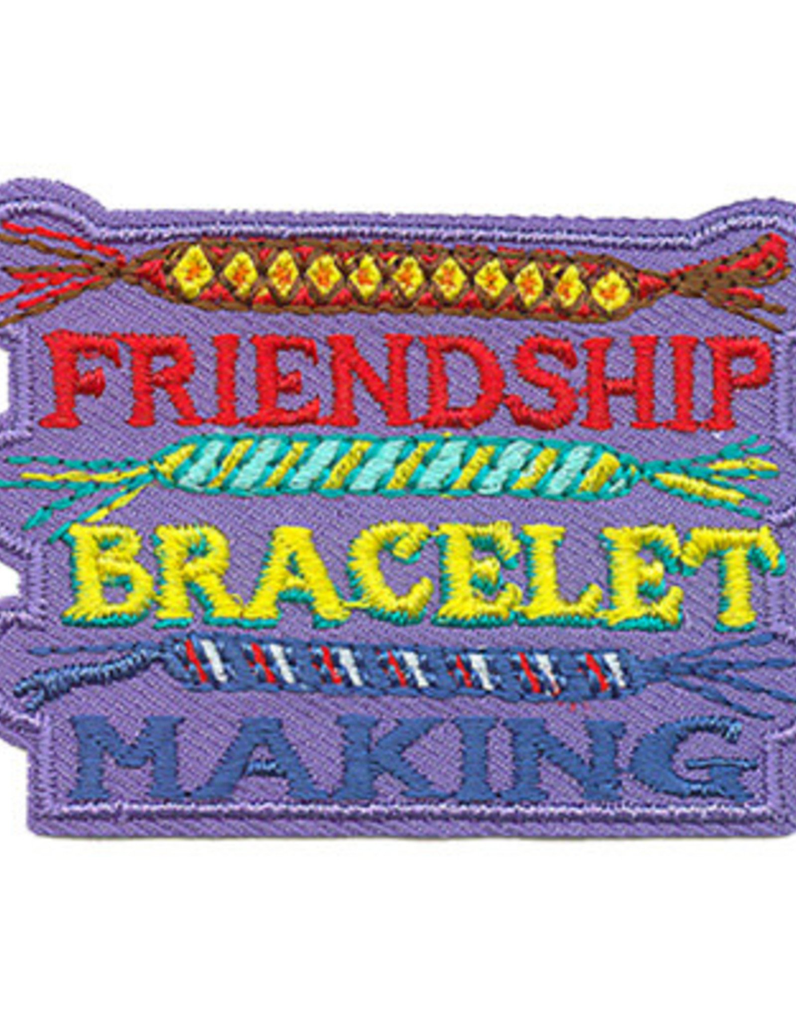 Advantage Emblem & Screen Prnt *Friendship Bracelet Making Fun Patch
