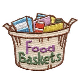 Advantage Emblem & Screen Prnt Food Baskets Fun Patch