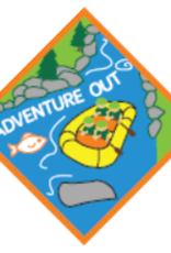 Advantage Emblem & Screen Prnt Adventure Out Square Outdoor Progression Patch