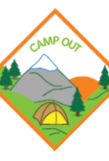 Advantage Emblem & Screen Prnt Camp Out Square Outdoor Progression Patch