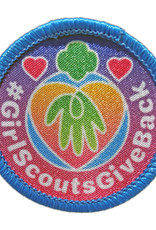 GIRL SCOUTS OF THE USA Girl Scouts Give Back Sew-On Patch