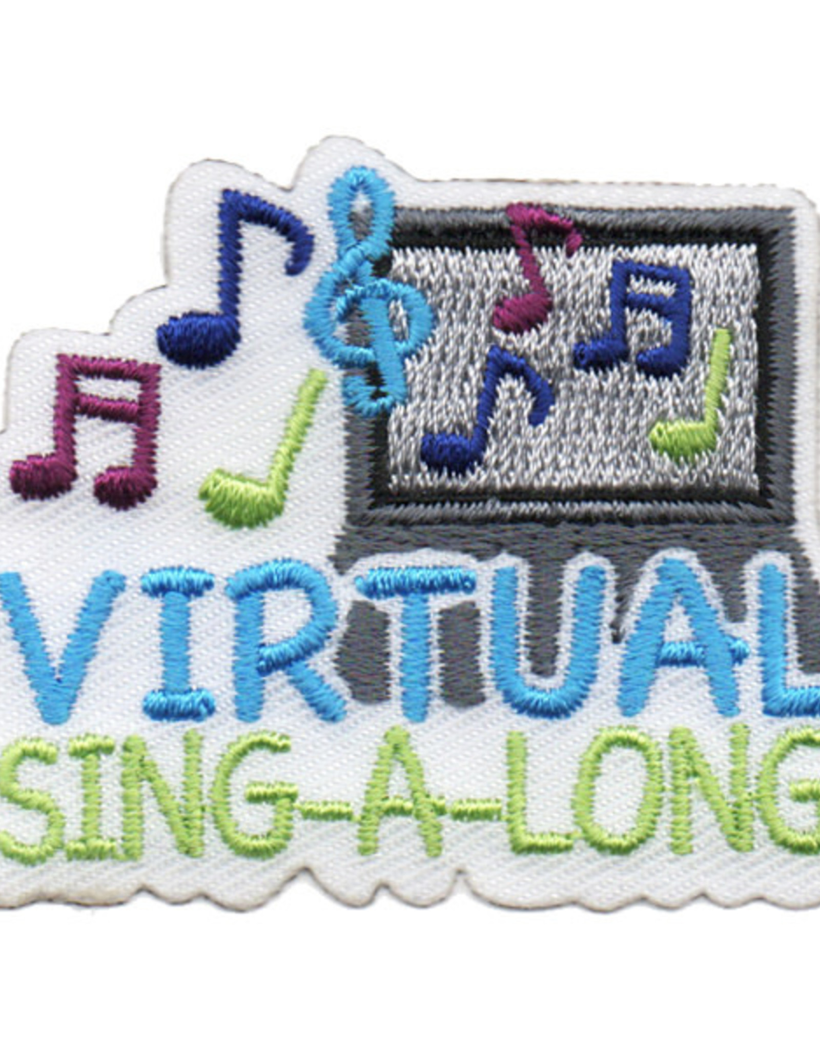 Advantage Emblem & Screen Prnt Virtual Sing-A-Long Fun Patch (5984)