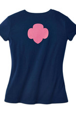 Ladies Trefoil T-Shirt Navy