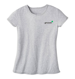 Ladies Trefoil T-Shirt Heather Gray