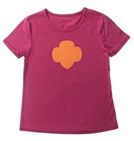 Girls Trefoil T-Shirt Fuchsia