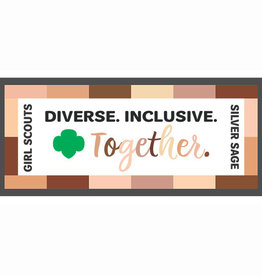 Advantage Emblem & Screen Prnt *Silver Sage Diverse Inclusive Together Diversity Patch