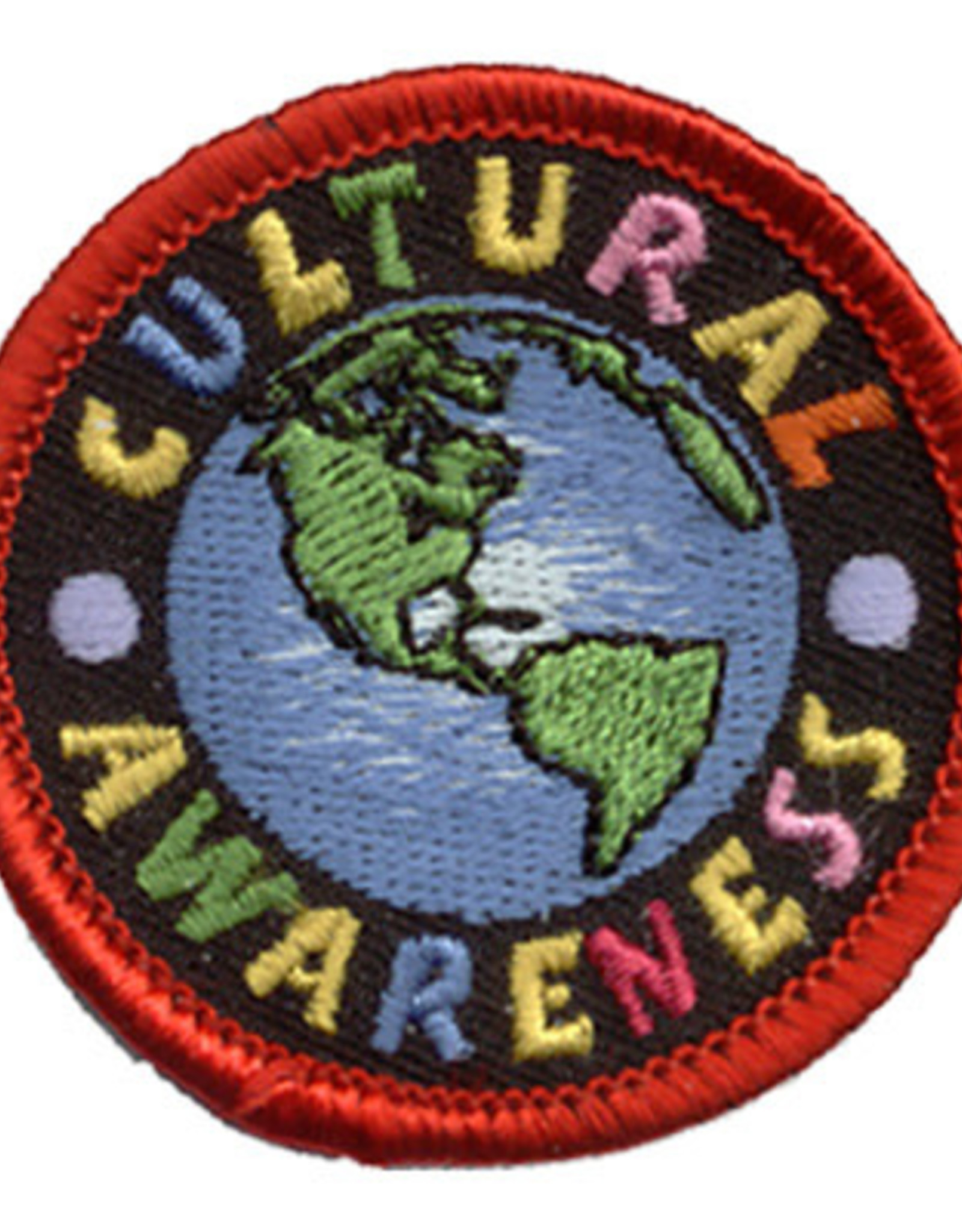 Advantage Emblem & Screen Prnt Cultural Awareness w/ Globe Fun Patch