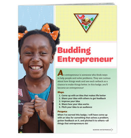 GIRL SCOUTS OF THE USA Brownie Budding Entrepreneur Requirements Pamphlet