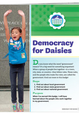 GIRL SCOUTS OF THE USA Democracy for Daisies Requirements Pamphlet