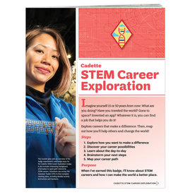 GIRL SCOUTS OF THE USA Cadette STEM Career Exploration Requirments Pamphlet