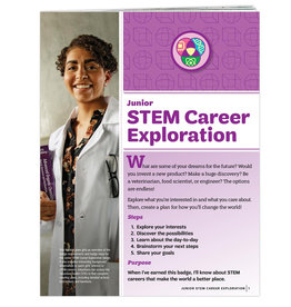 GIRL SCOUTS OF THE USA Junior STEM Career Exploration Requirements Pamphlet