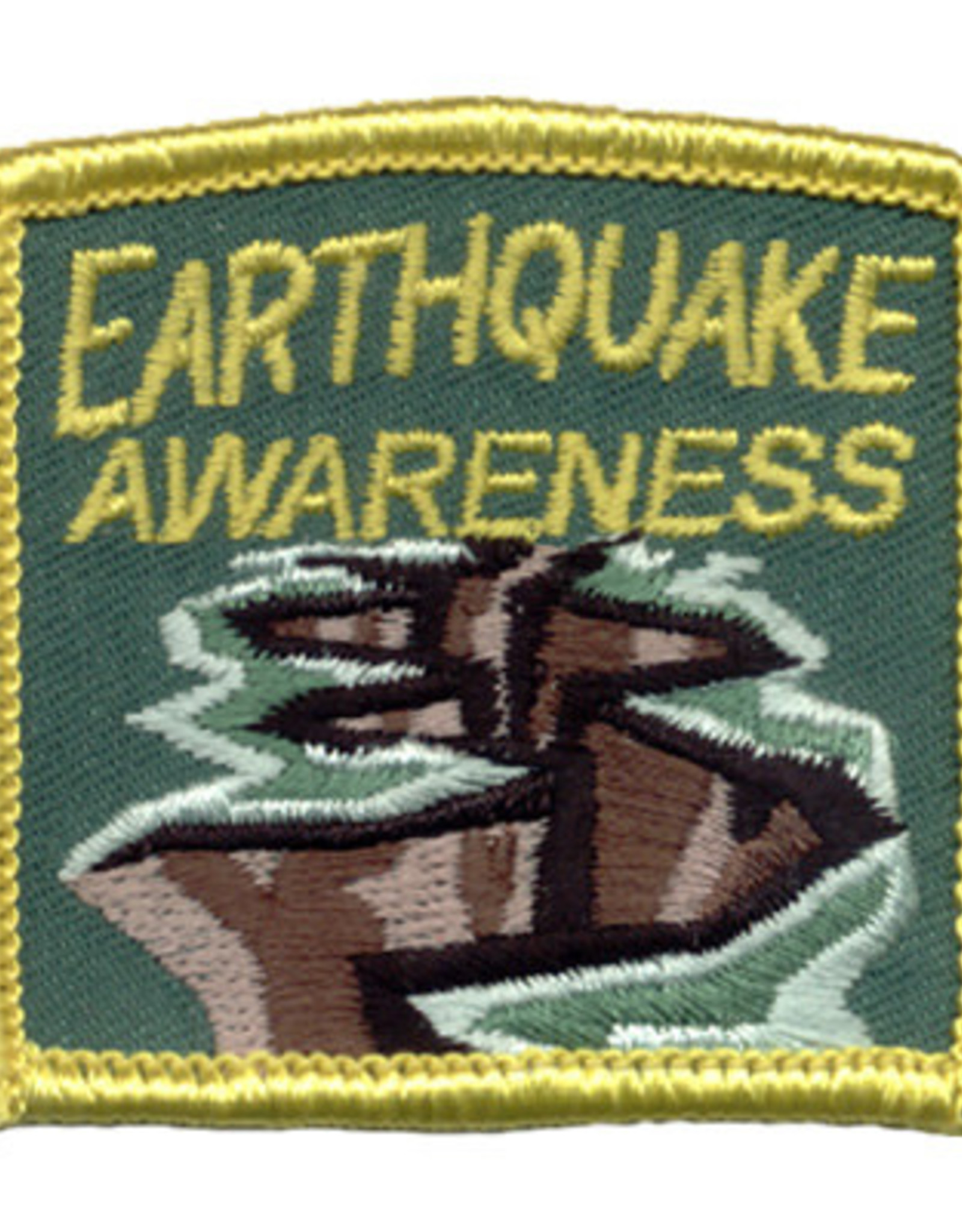 Advantage Emblem & Screen Prnt *Earthquake Awareness Fun Patch