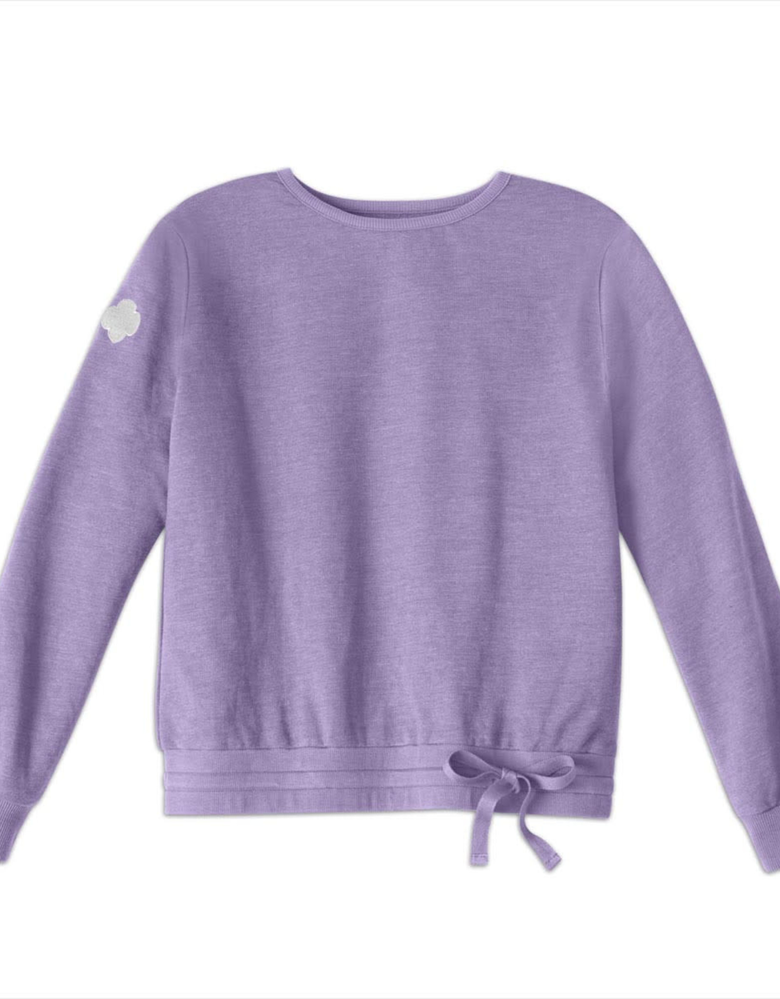 GSUSA ! Violet French Terry Drawstring Sweatshirt