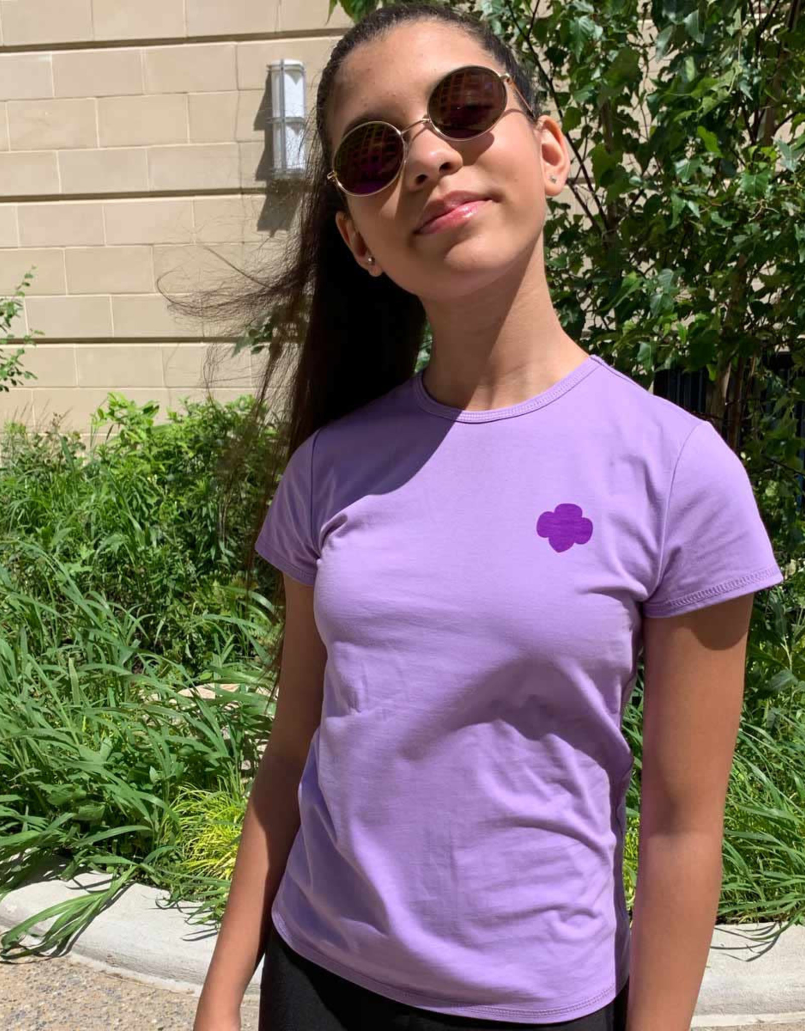 GSUSA NEW20 Violet Classic Trefoil T-Shirt