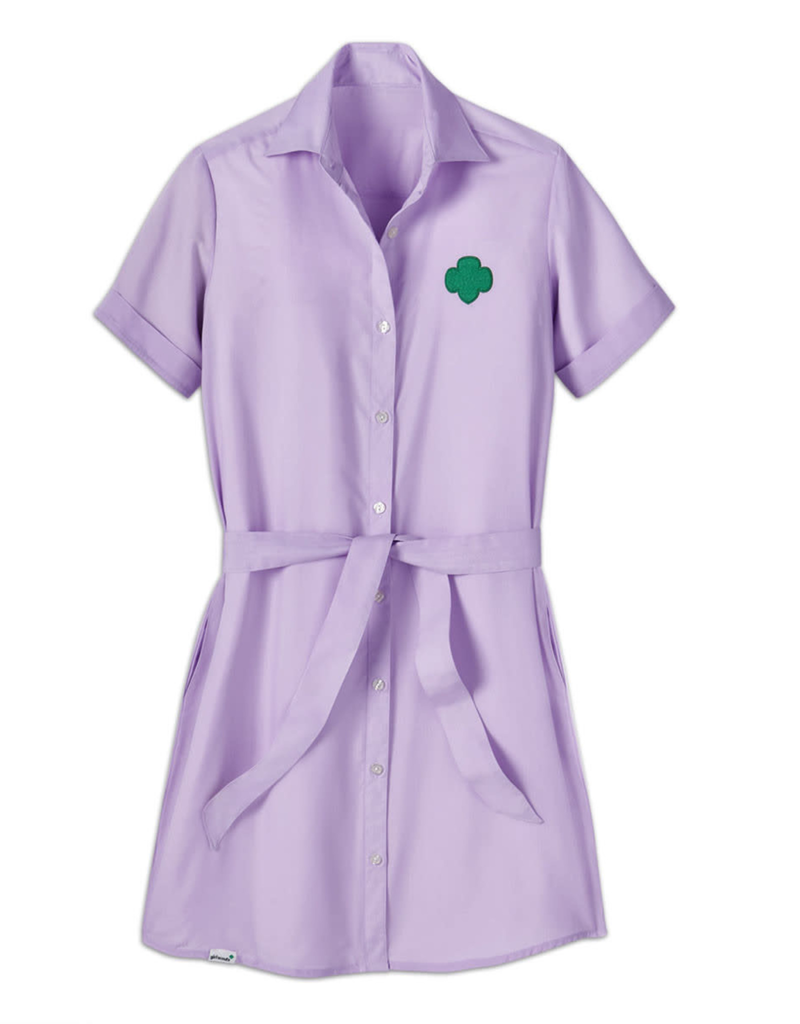 GSUSA NEW20 Lilac Chambray Shirt Dress