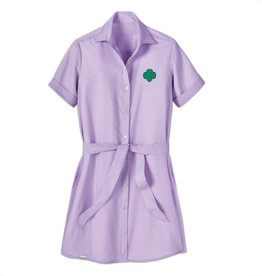 GSUSA NEW20 Lilac Chambray Shirt Dress