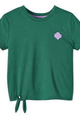 GSUSA Dark Green Side-Tie Trefoil T-Shirt