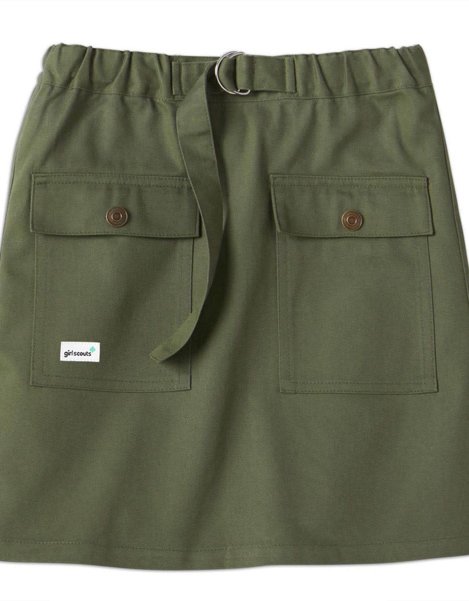 GSUSA NEW20 Olive Cargo Skirt