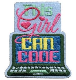 *This Girl Can Code STEM Computers Fun Patch