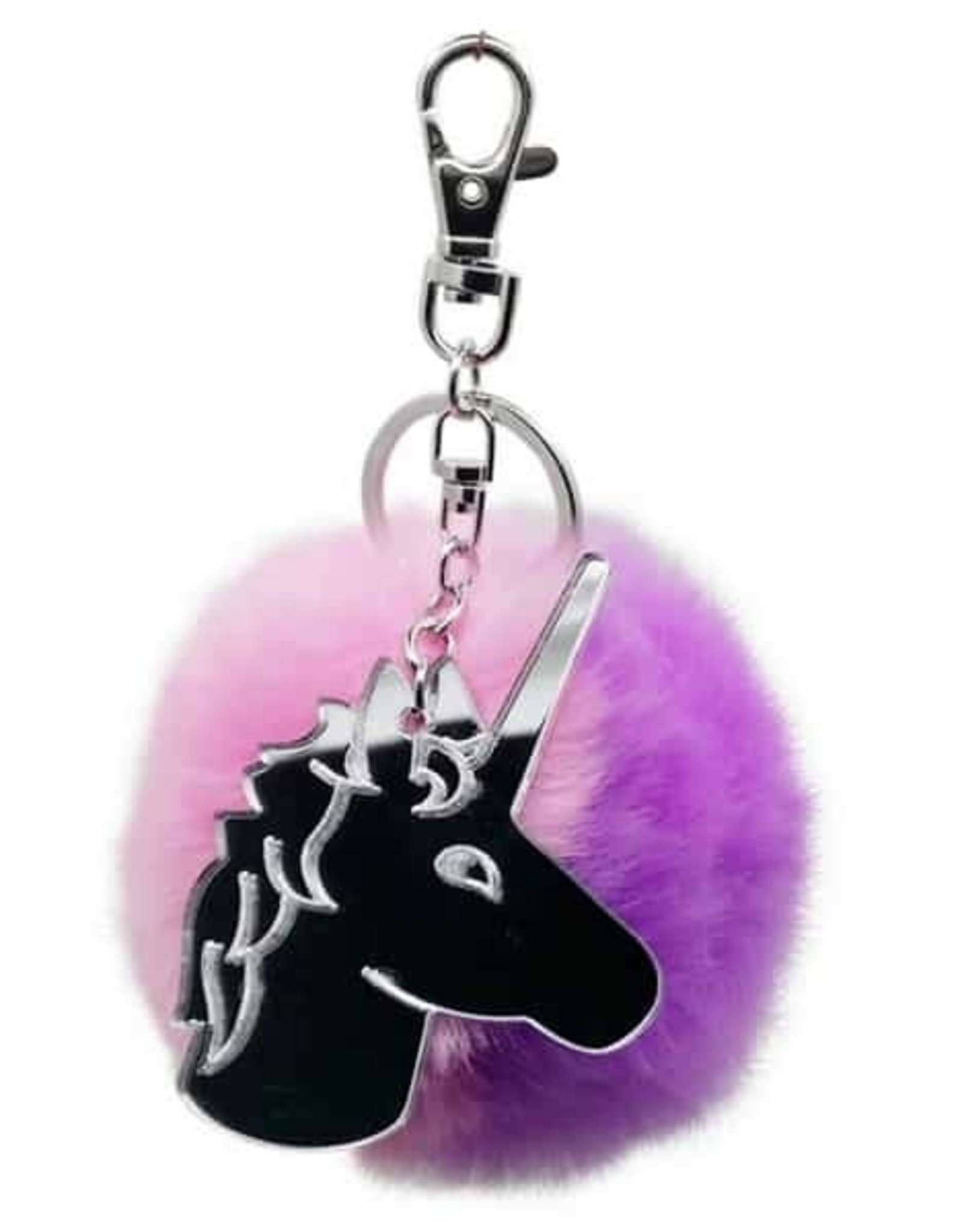 Pom Pom Unicorn Mirror Keychain Assorted - Girl Scouts of Silver Sage  Council Online Store