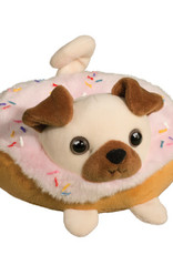 Douglas Co Inc Pug Donut Dog Macaroon Plush