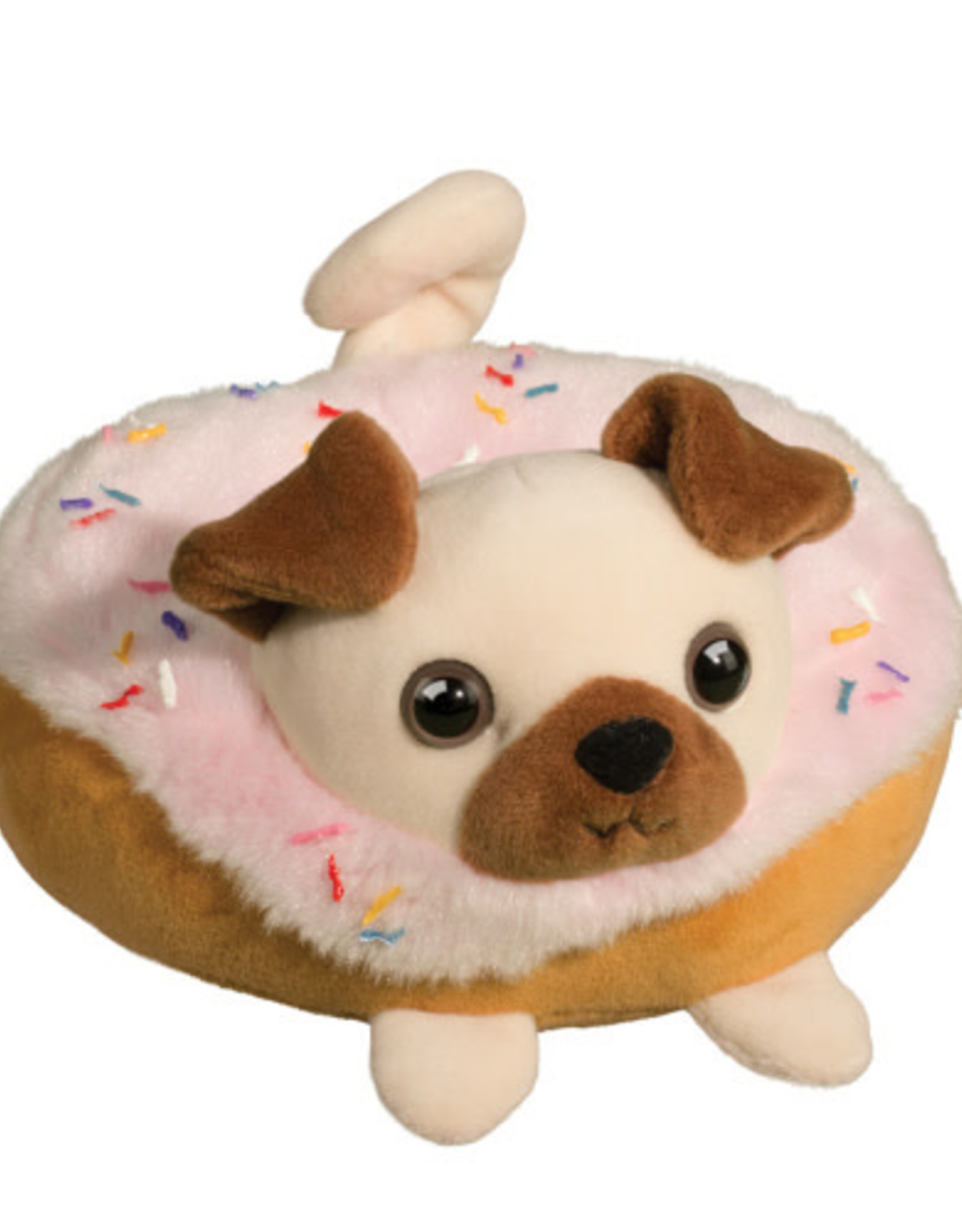 Douglas Co Inc Pug Donut Dog Macaroon Plush